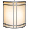 Access Lighting Artemis, 2 Light Outdoor Wall Mount, Satin Finish, Opal Glass 20362-SAT/OPL